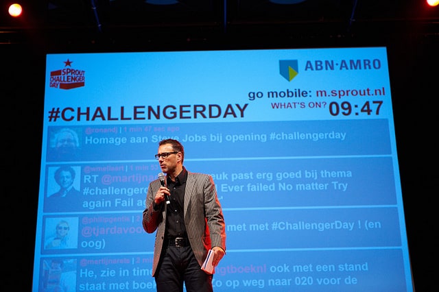 share social media at events