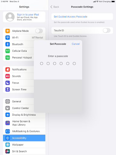 how to use ipad in kiosk mode