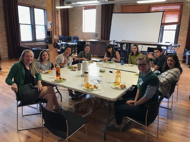 meeting tomorrow office potluck
