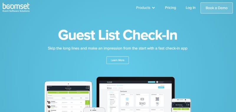 boomset event registration and check in app