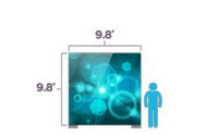 led walll rental for trade show