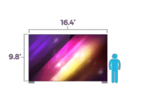 rent LED screen wall